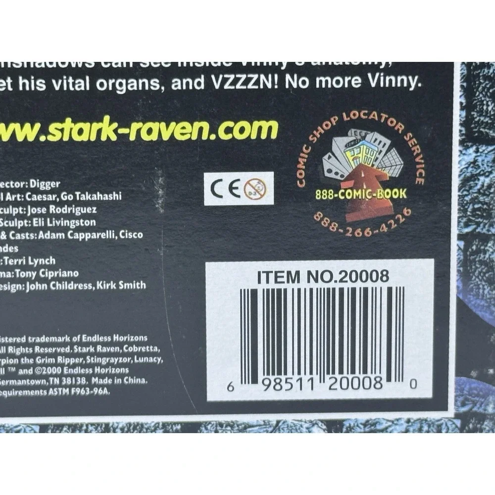 Stark Raven Vinny the Victim Variant Street‎ Clothes Series 1 New DMG Box
